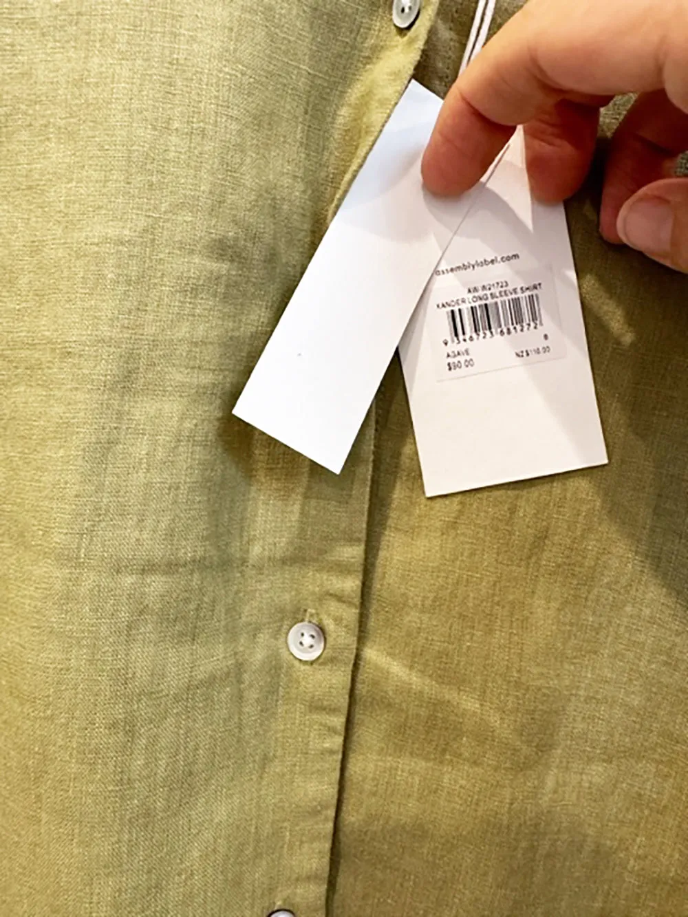 ASSEMBLY LABEL