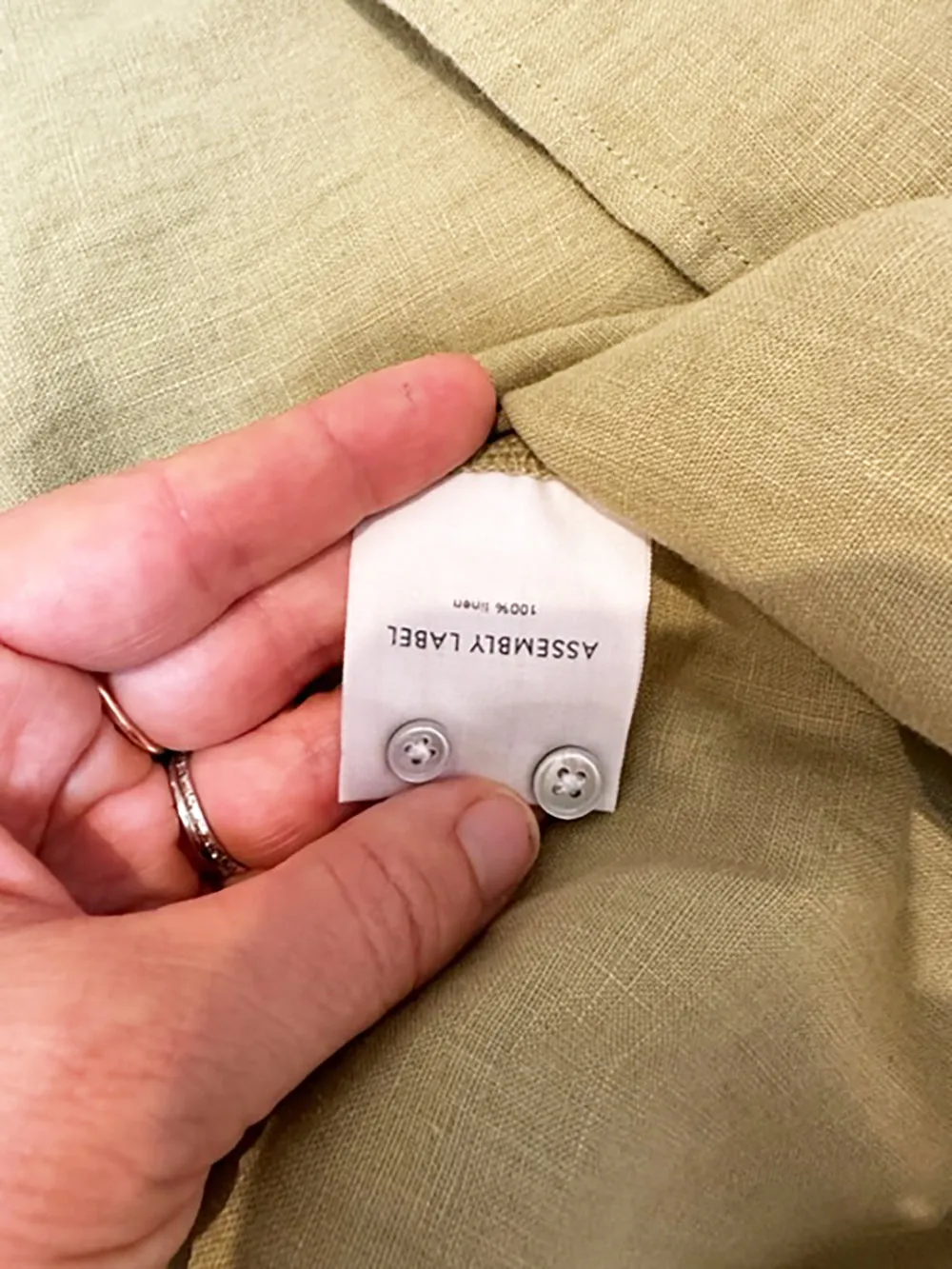 ASSEMBLY LABEL