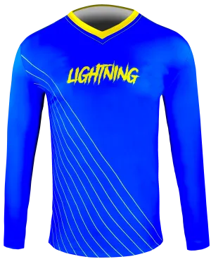 Long Sleeve V Neck Compression Tee
