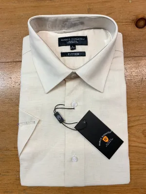 MARCO DONATELI S/S LINEN/COTTON SPORT SHIRT