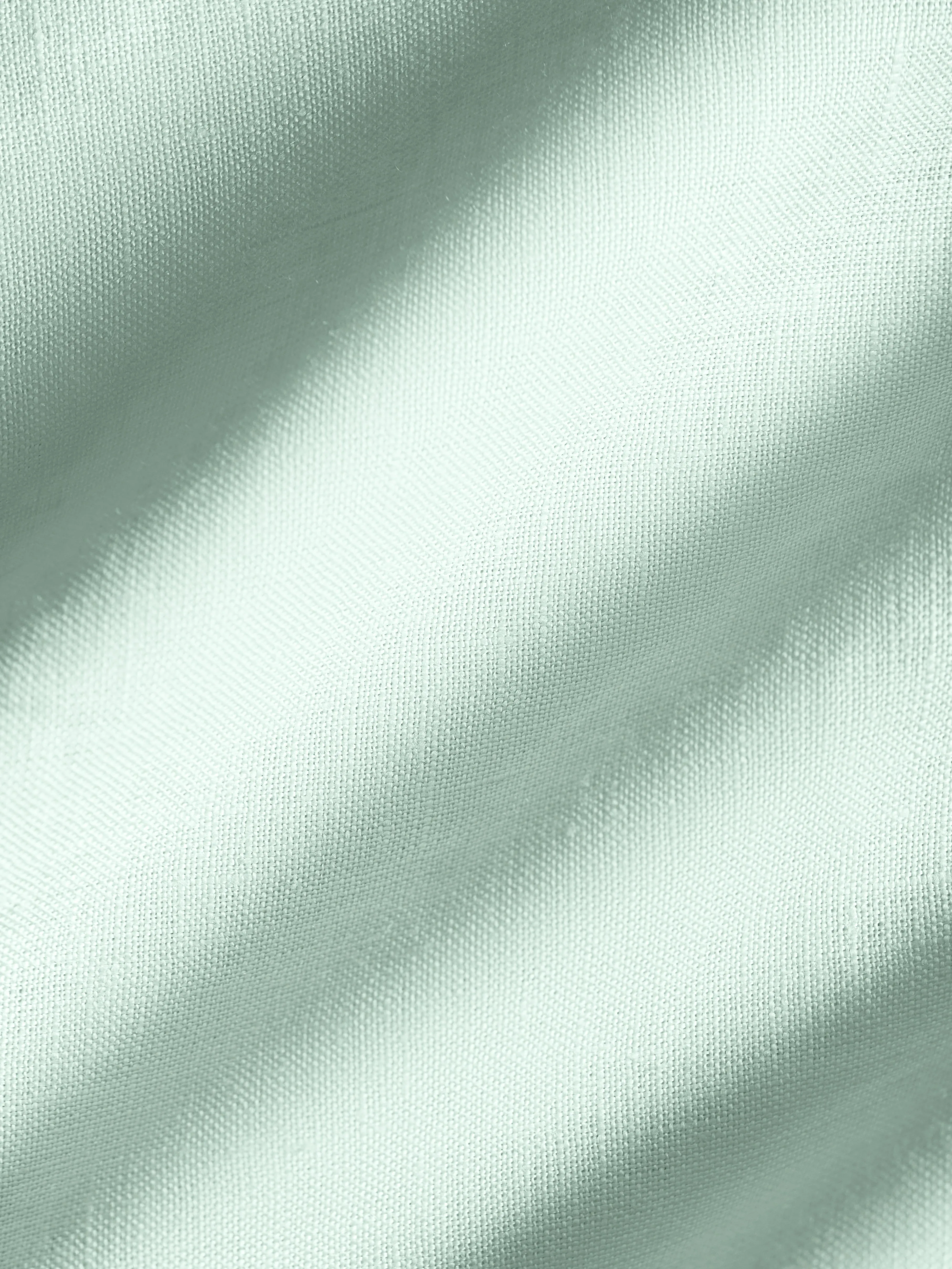 Mens DNA Linen Collared Long Sleeve Shirt—opal green