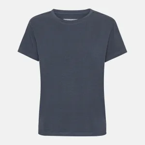 Mørkegrå kortærmet bambus t-shirt