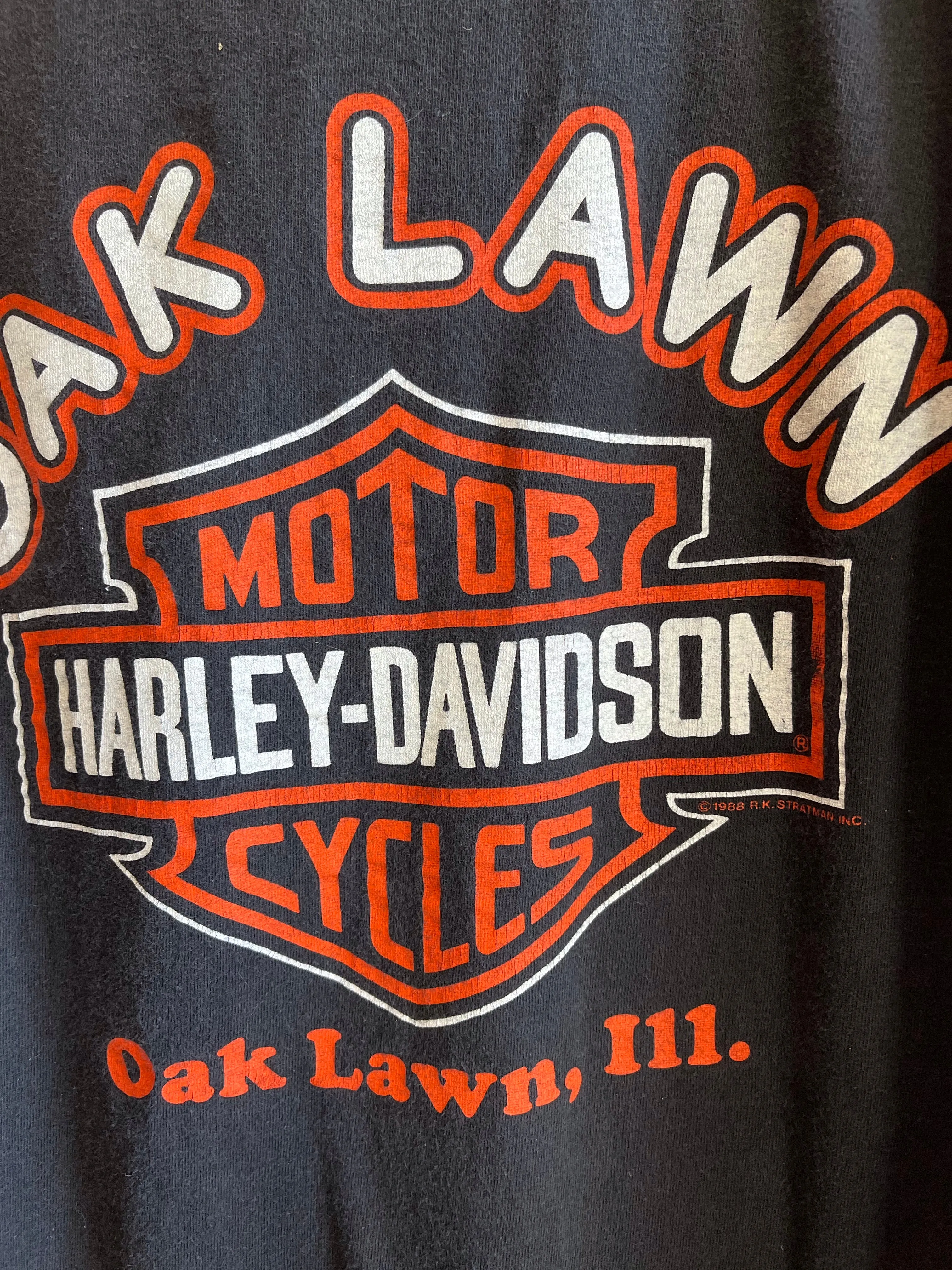Vintage 1980s Harley Davidson Bikers Only T-Shirt