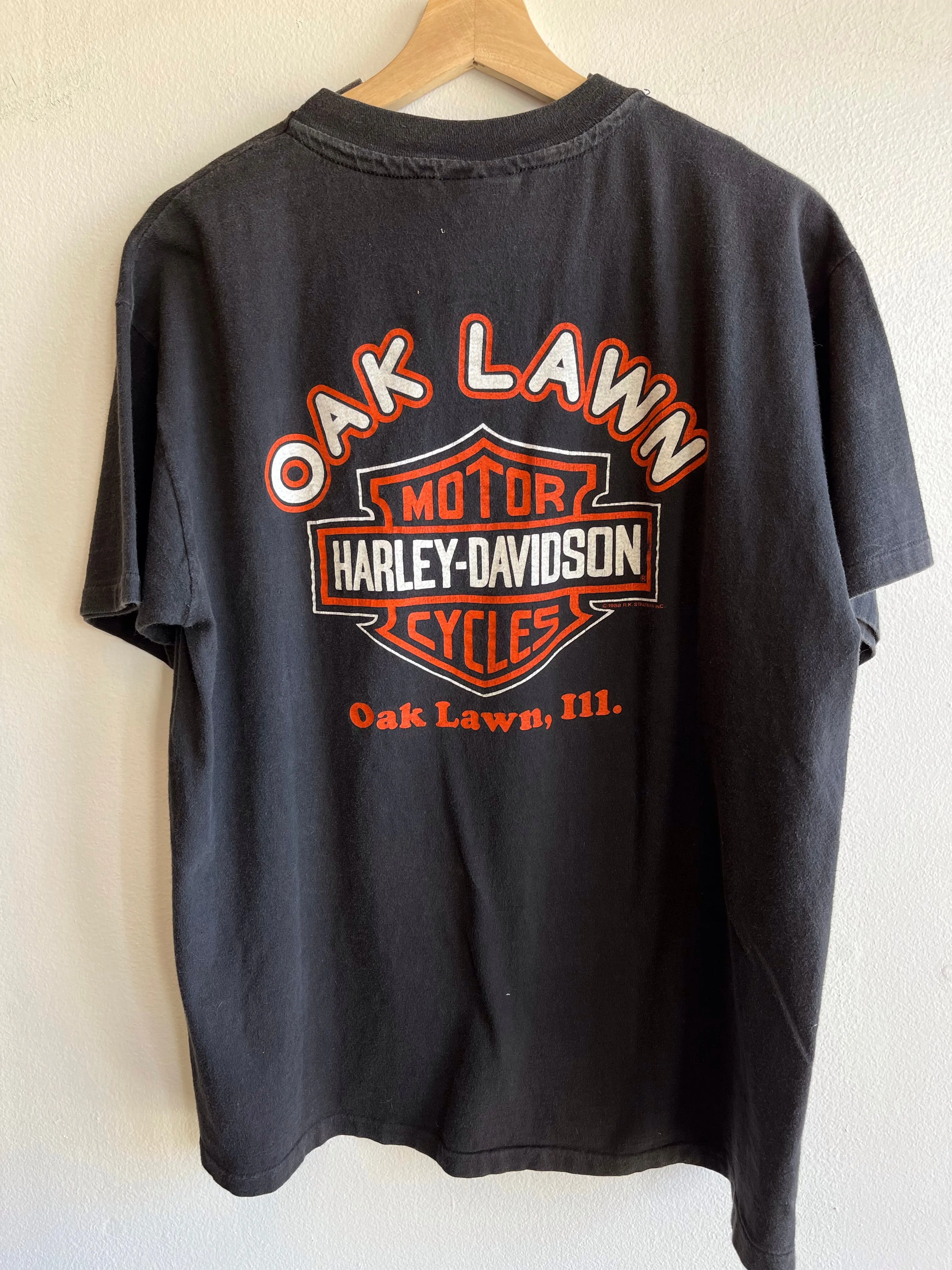 Vintage 1980s Harley Davidson Bikers Only T-Shirt