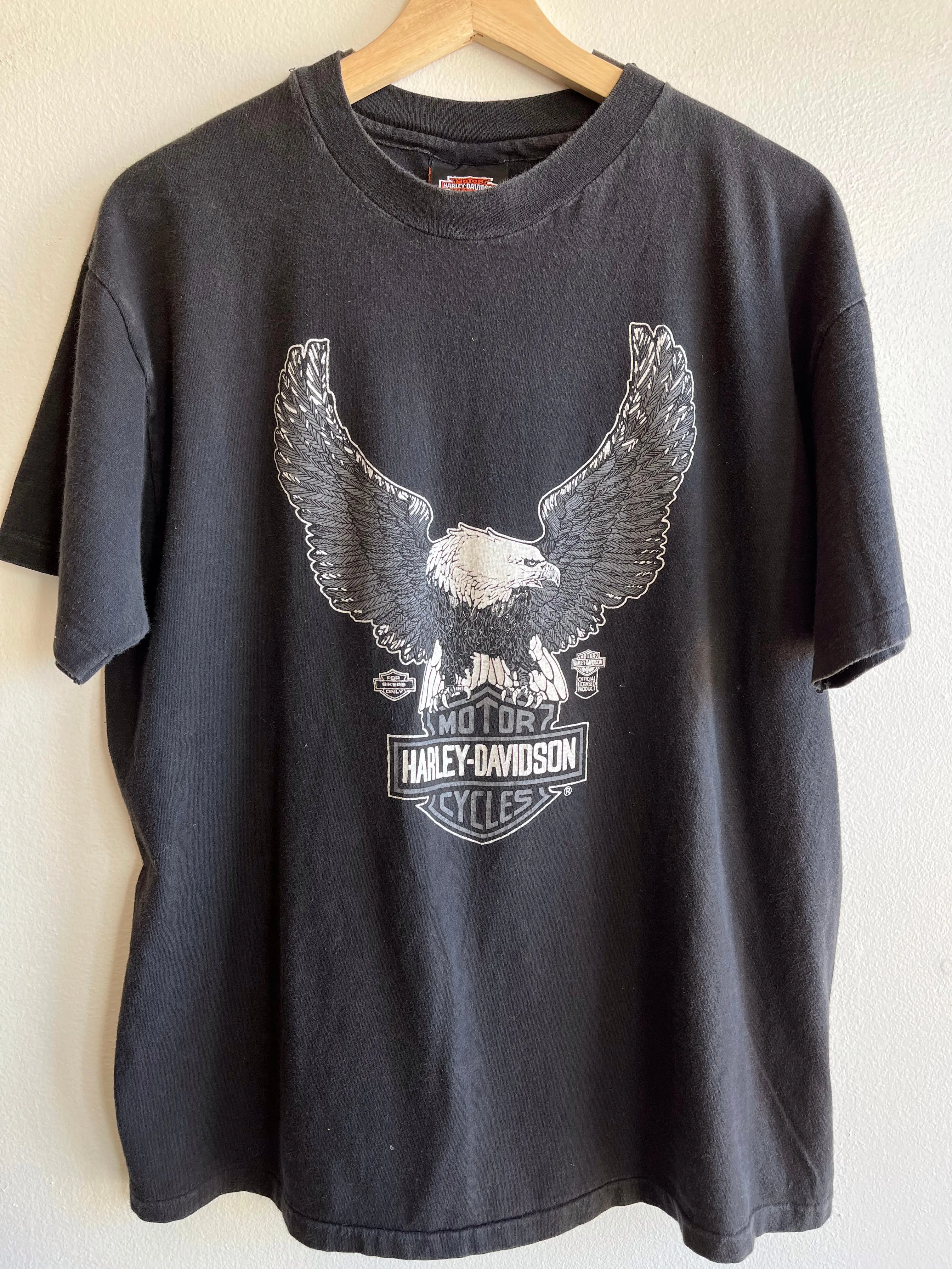 Vintage 1980s Harley Davidson Bikers Only T-Shirt